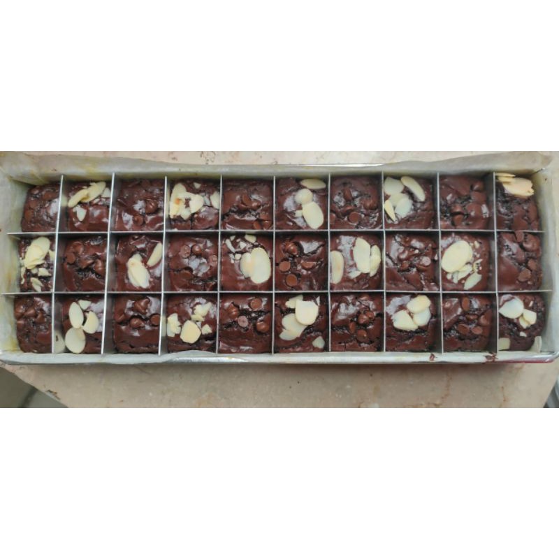 

Fudgy brownies uk 30*10
