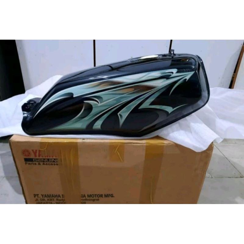 Tangki bensin assy ori rx king hitam 2006 fuel tank ori rx king 2006 tangki rx king 2006 hitam drago