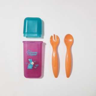 TommeeTippee Easigrip Travel Cutlery Set