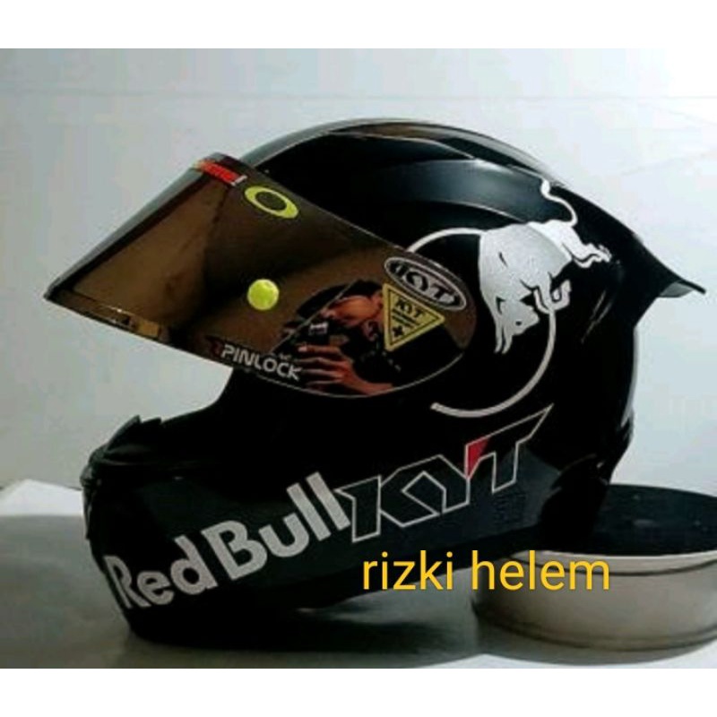 helm full face kyt r10 paket ganteng pull-2