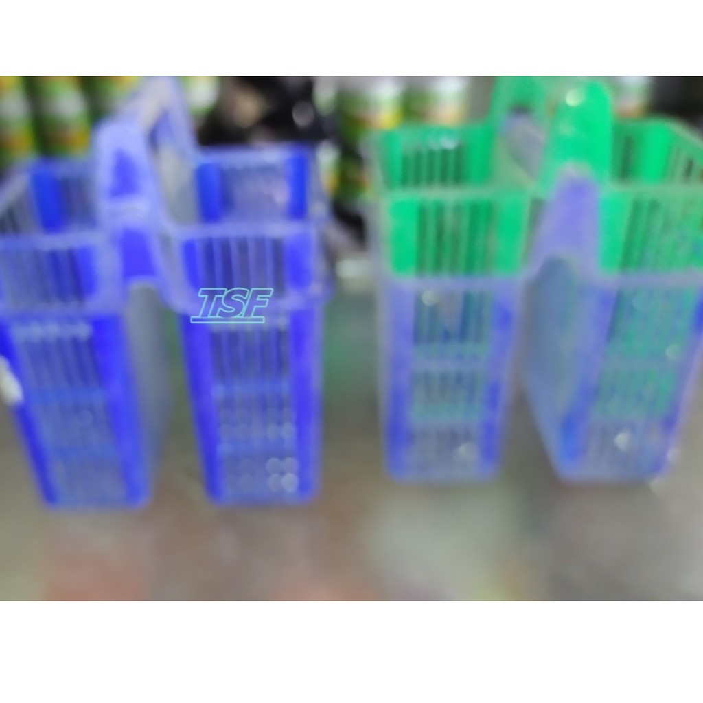 Keranjang Plastik / Tempat Sendok Plastik / Tempat Gantung Barang / Tempat Serbaguna