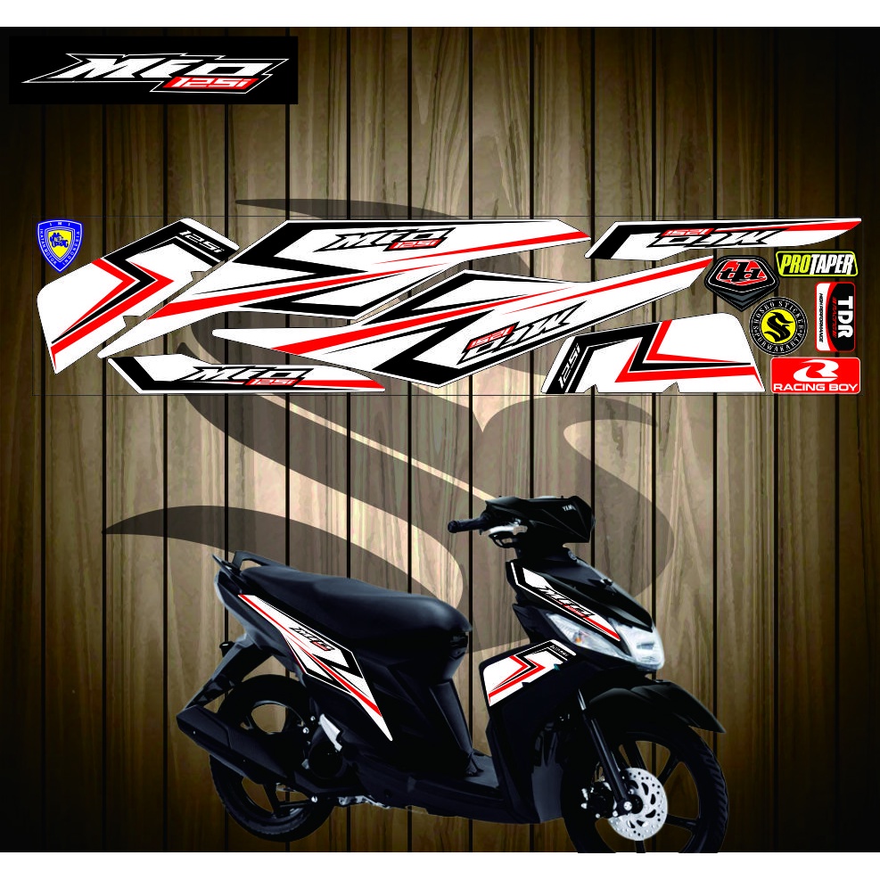 lis striping variasi POLET STIKER STRIPING MIO M3 MIO Z MIO 125 | STIKER VARIASI LIS MOTOR MIO M3 MI