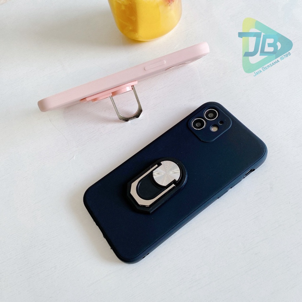 CASE SOFTCASE SILIKON MACARON PELINDUNG KAMERA RINGSTAND OPPO VIVO SAMSUNG XIAOMI REALME IPHONE INFINIX ALL TYPE JB5395