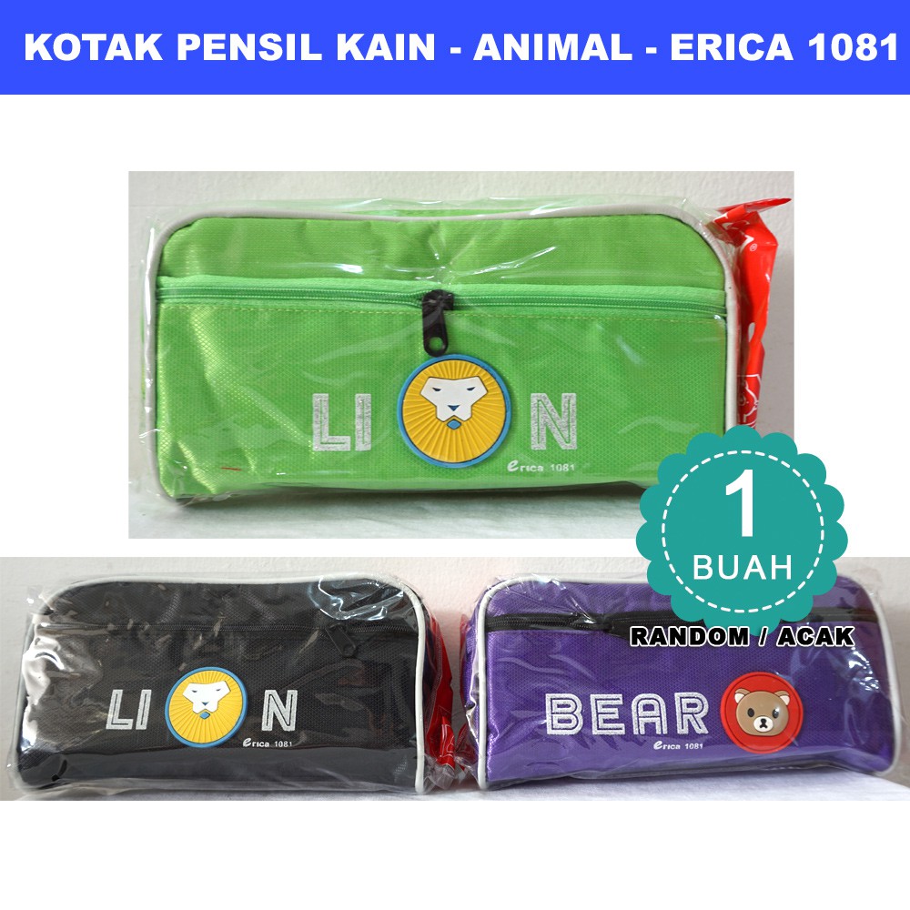 

Kotak pensil dompet Animal - kotak pensil ANIMAL - ERICA 1081