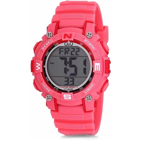 SALE Jam Tangan Remaja Anak Wanita Casual Sporty Rubber Digital Original Q&amp;Q QNQ QQ M186 M186J Series