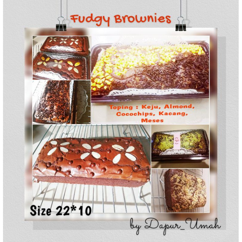 

Fudgy Brownies Dapur_Umah