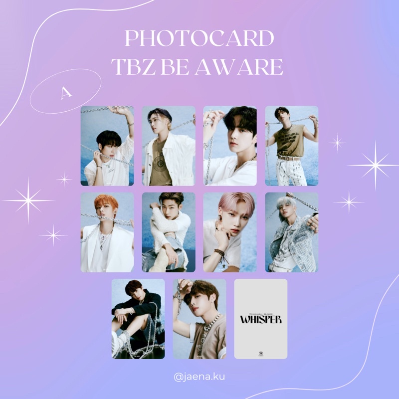 [THE BOYZ] PHOTOCARD BE AWARE WHISPER THE BOYZ ‼️BACA DESKRIPSI‼️