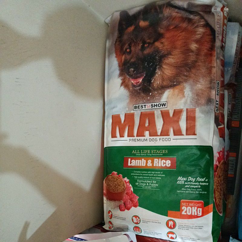 ekspedisi only Maxi Dog lamb&amp;rice 20kg Freshpack