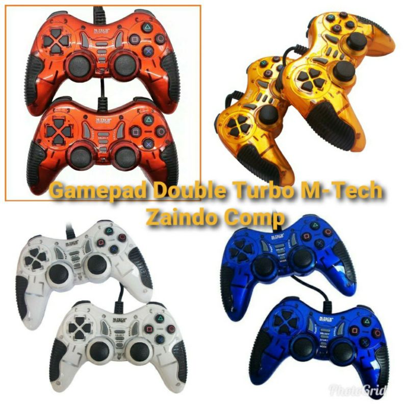 GAMEPAD TURBO DOUBLE M-TECH MT-8200 - GAMEPAD DOUBEL TURBO M-TECH USB