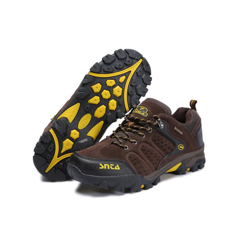Top List Hiking Shoes Snta 432 Brown Yellow Sepatu Gunung Snta Pendek Original Kualitas Terbaik