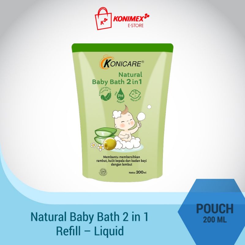 Konicare Refiil Natural Baby Bath 2in1