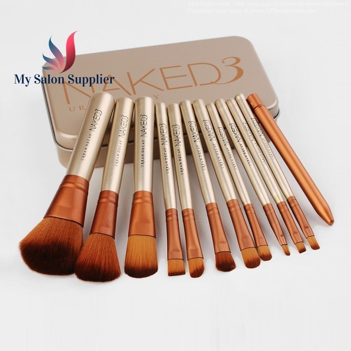 Kuas Make Up Brush Set Kaleng isi 12 Merk Murah