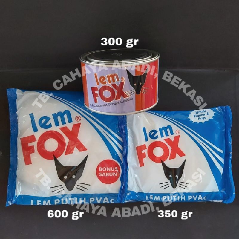 Lem Fox Putih / Lem Fox Kuning