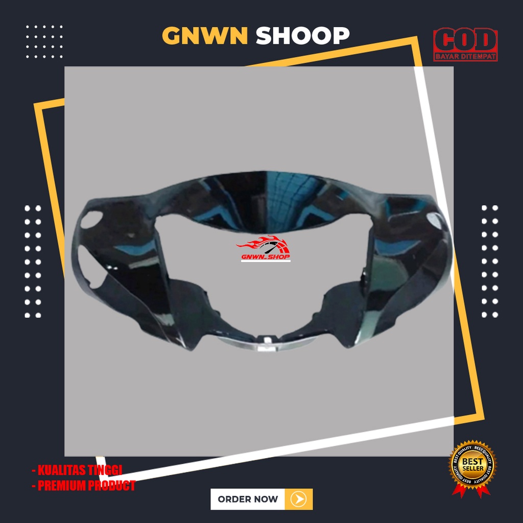 NEW Batok Pala  Depan  Supra Fit New 2005 Warna Hitam 2005