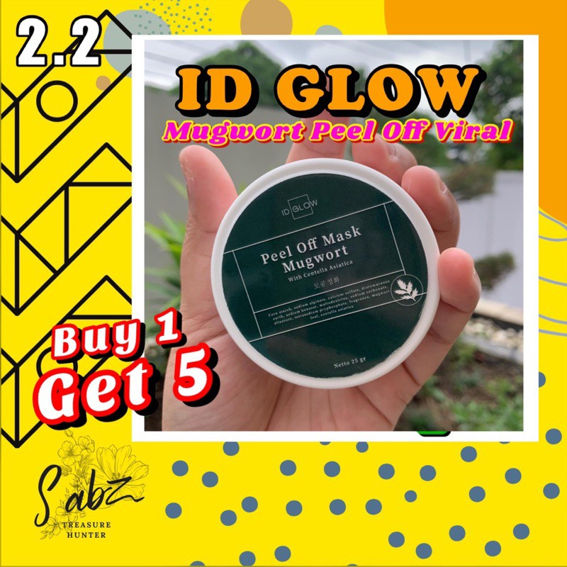 [+ FREE GIFT] Peel Off Mask Mugwort X Centella Asiatica by IDGLOW (Mugworth Peel Off)