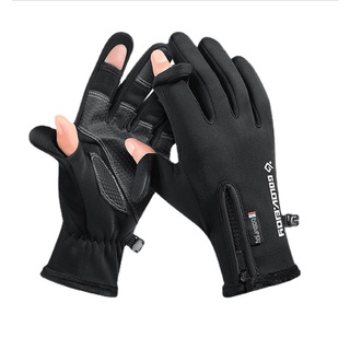 Sarung tangan Motor -gloves Pria Anti slip Touch screen Musim Dingin Hangat Mendaki