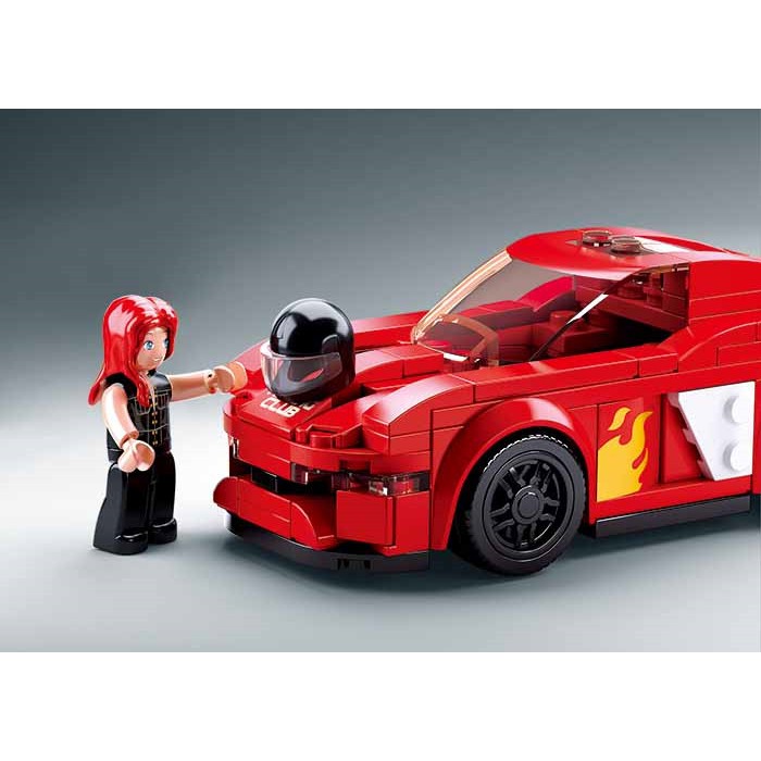 Mainan Lego Sluban Car Club Bird M38-B0633D Original Mobil Balap Anak import Berkualitas Bagus Murah