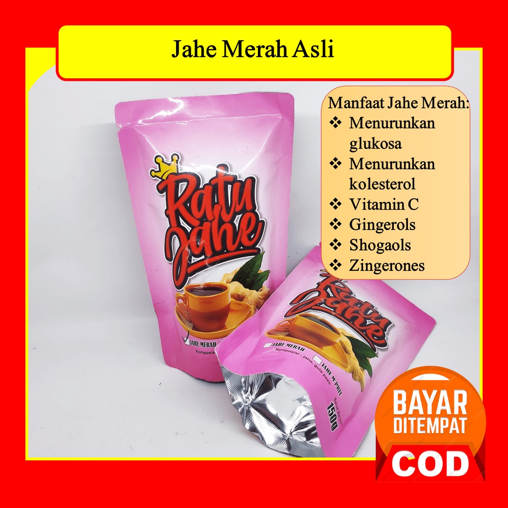 

Minuman Jahe Merah Ratu Jahe Instan Seduh Murah