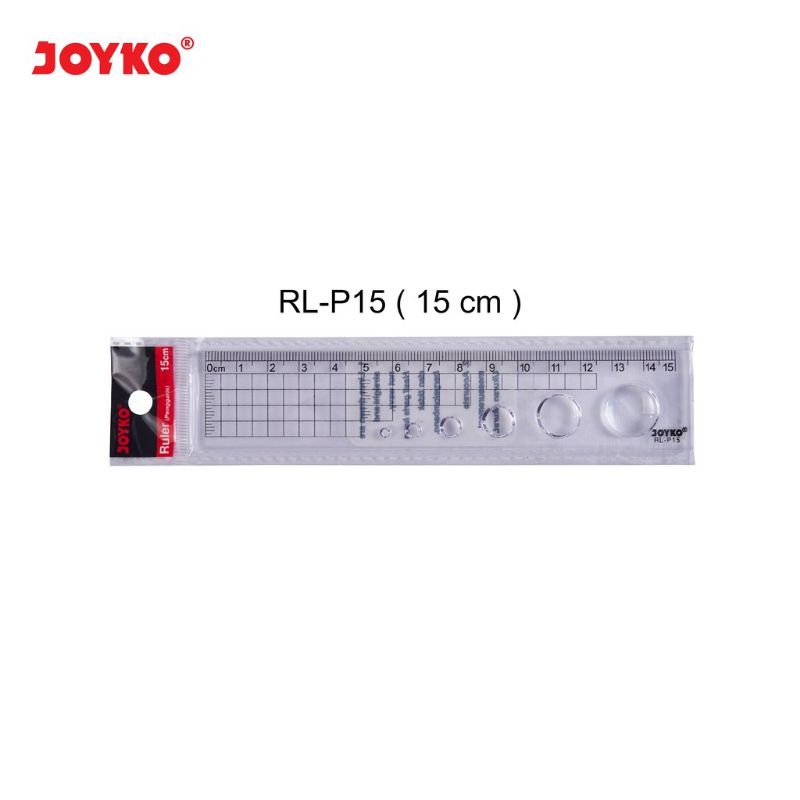 

Ruler Joyko RL-P15 15cm Mistar Penggaris Bening Transparant 15 cm