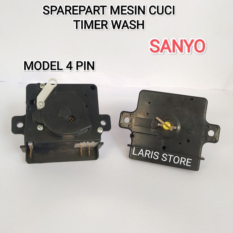 Timer Pengunci Wash Mesin Cuci Sanyo Model 4 Pin / 4 Socket