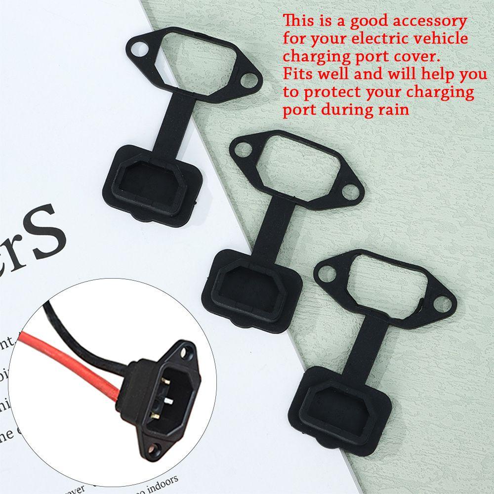 Top5/10pcs Bagian Port Charge Elektrik Skuter Mobil Listrik Single Socket Cover Waterproof Charging Port