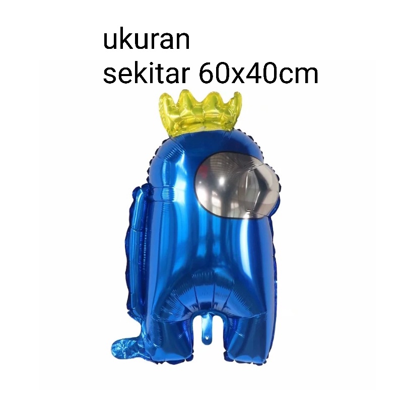 balon ulang tahun balon dekorasi pesta karakter among us AmongUs