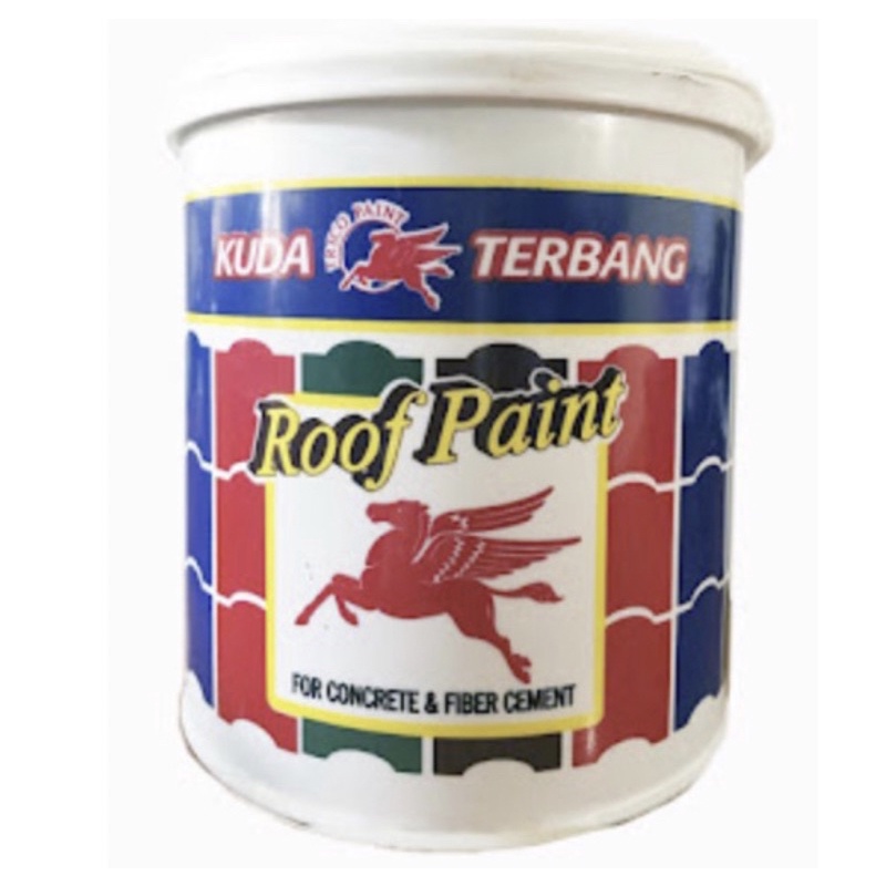CAT GENTENG KUDA TERBANG ROOF PAINT 5 KG 5 KILO 5KG BAGUS PREMIUM