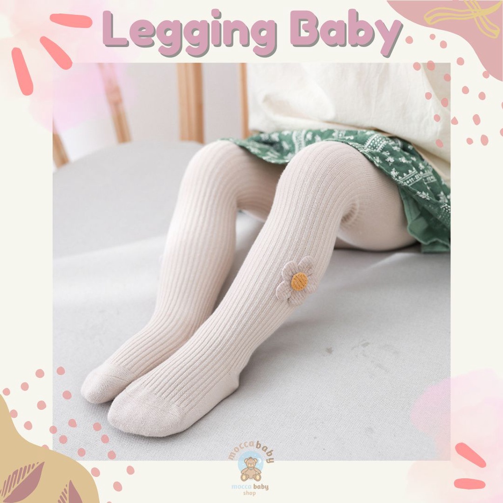 MBSS - LEGGING PRECIOUS FLO Legging tutup kaki bayi /legging bayi import motif bunga baru