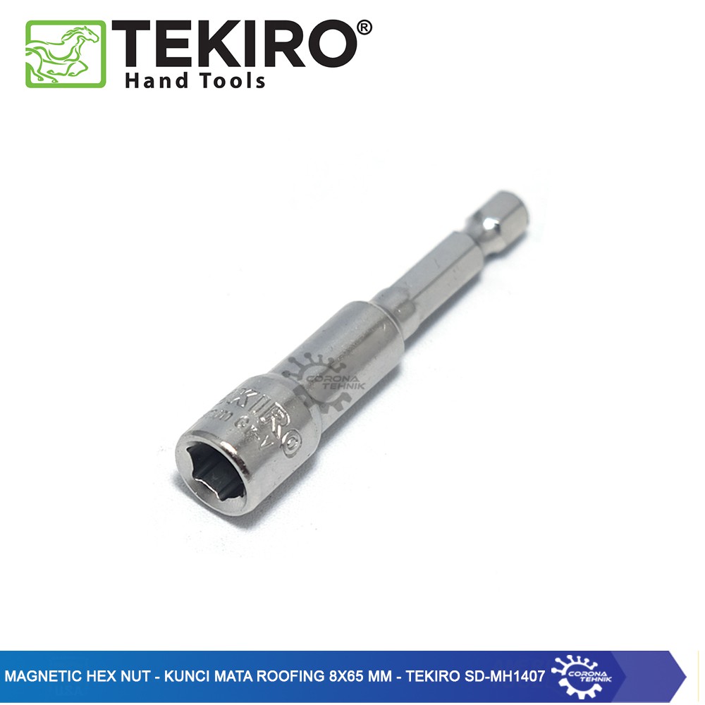 Tekiro  - Magnetic Hex Nut - Kunci Mata Roofing 8x65 mm - SD-MH1407