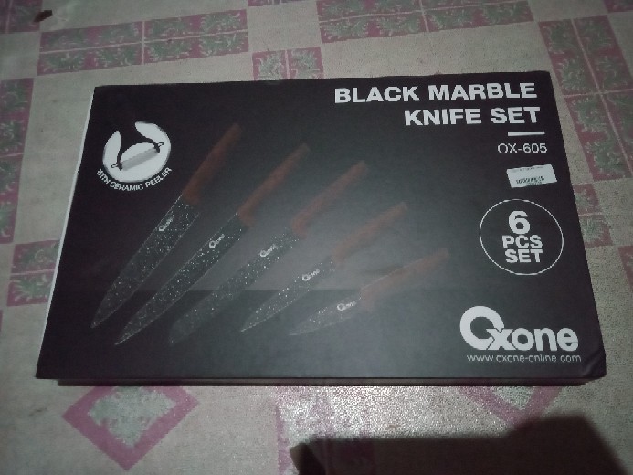 Pisau Set Oxone Ox 605 Marble Knife Set