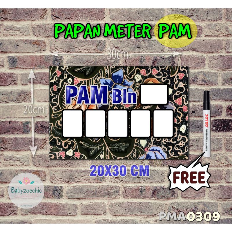 

Zoe Papan Meter Listrik PLN PAM motif Unik - Batik 09
