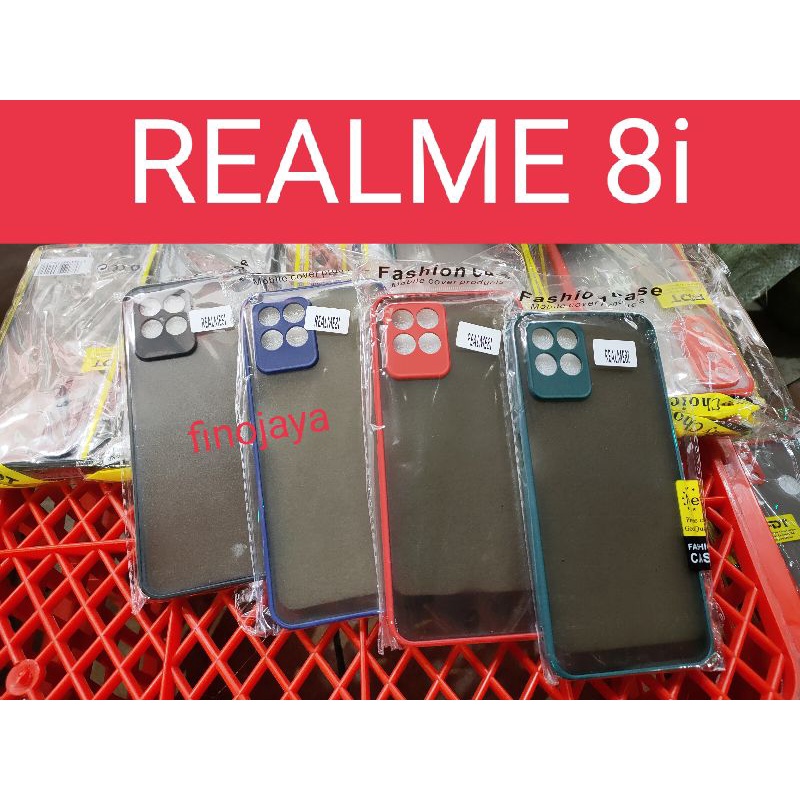 Case Aero My Choice Realme 8i Silikon Dove Pelindung Camera