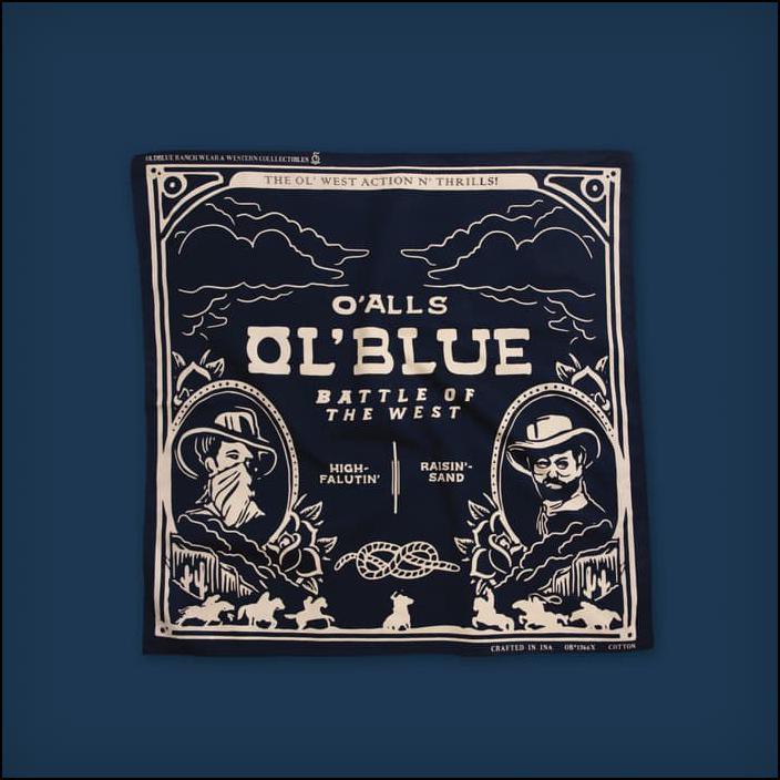OLDBLUE BANDANA - THE WEST BATTLE