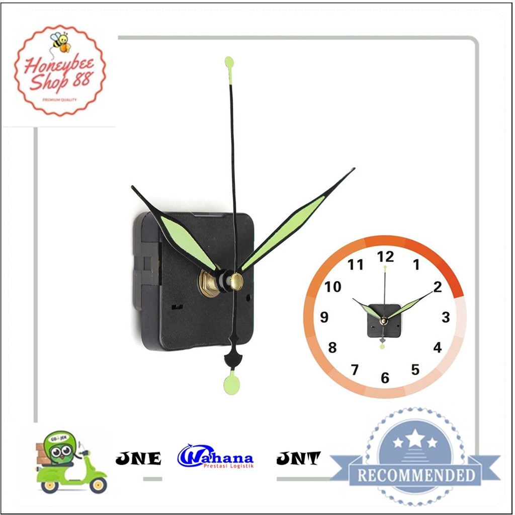 Jual Mesin Jam Dinding Diy Replacement Silent Quartz Black Jakarta Barat 25 Jakstore Tokopedia