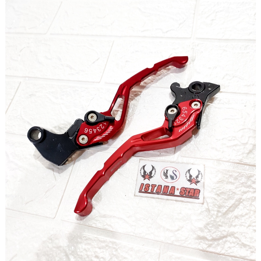 Handle Rem Vixion Kiri Kanan Set Full CNC Twotone - Handle Rem Vixion New Dan Old Bisa