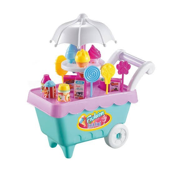Mainan Anak Gerobak Es Krim Mini FI 503 - Ice Cream Stroller-2