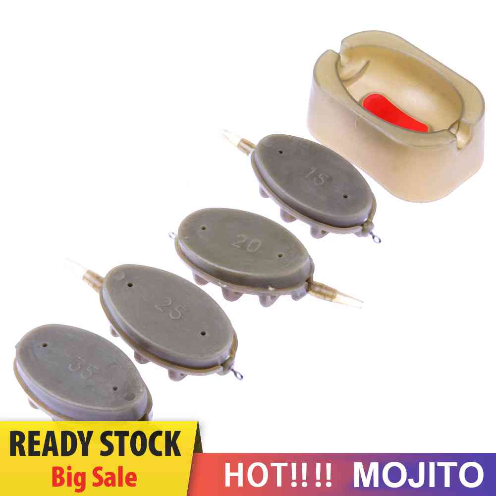 Set 4pcs Feeder Cetakan Umpan Pancing Ikan Kerapu