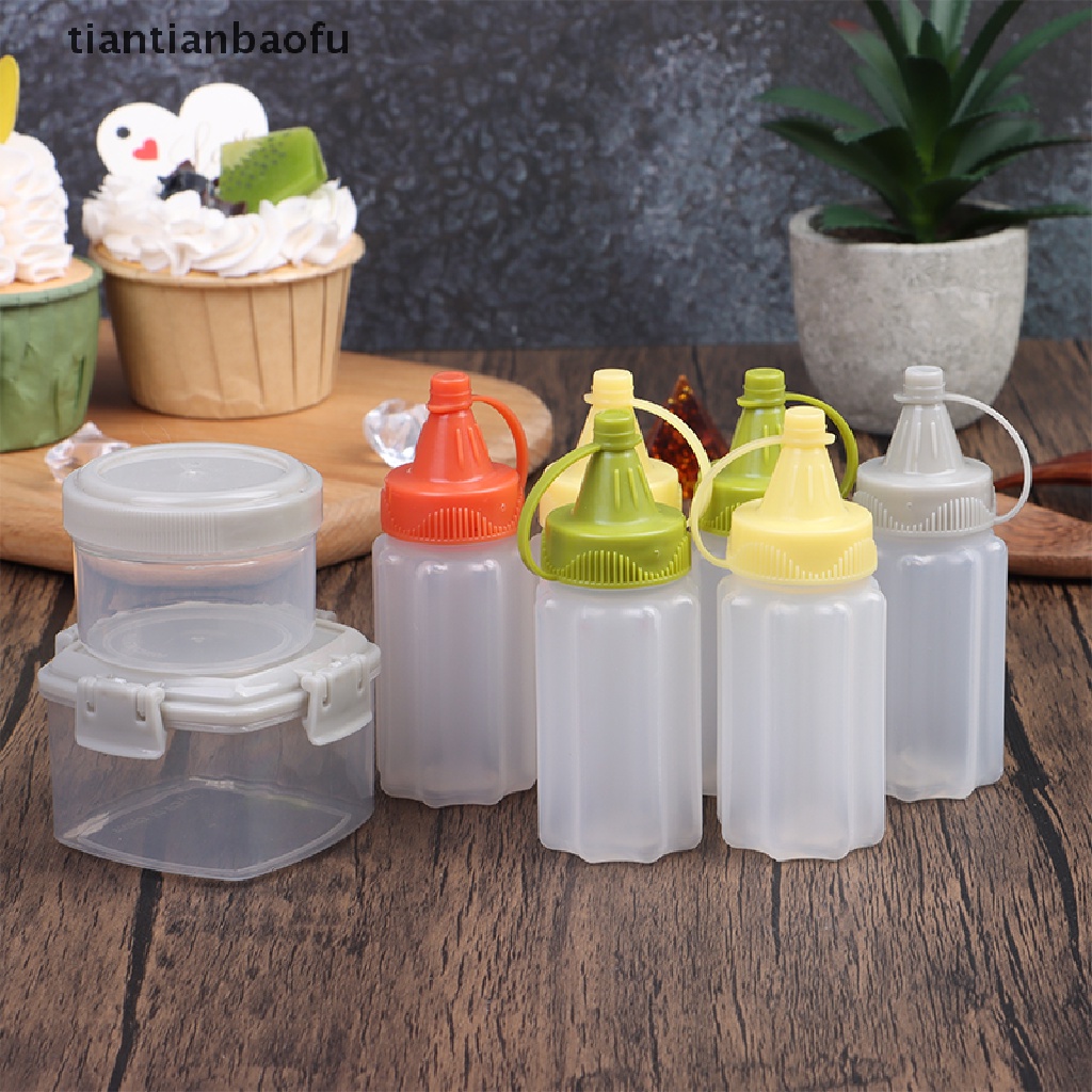 1 Set Botol Bumbu Saus Mini Model Remas