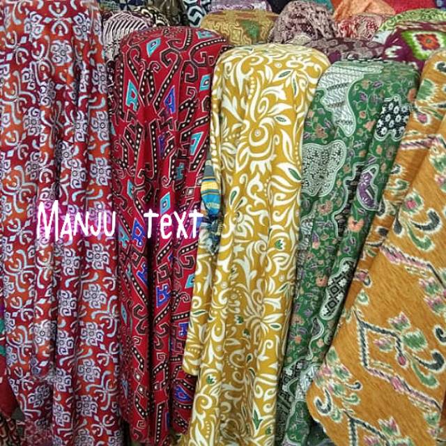 Kain batik / batik semi sutra / cocok untuk kebaya, atasan wanita,dress,dll TERMURAH