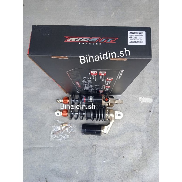 shock ride it gp pro 299 280/320mm click rebound(terbaru) vega,jupiter z/z1,fiz r,rx king-6