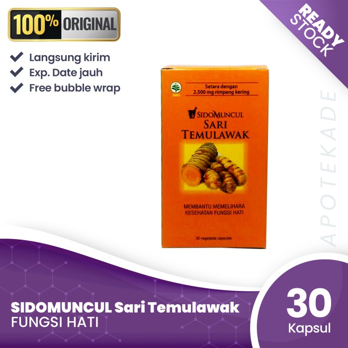 sidomuncul sari temulawak /fungsi hati