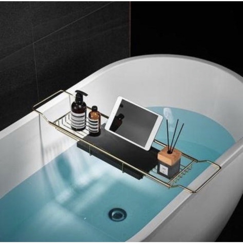 Marble x Bathtub Rack / Rak Bathtub / Aksesoris Bathtub