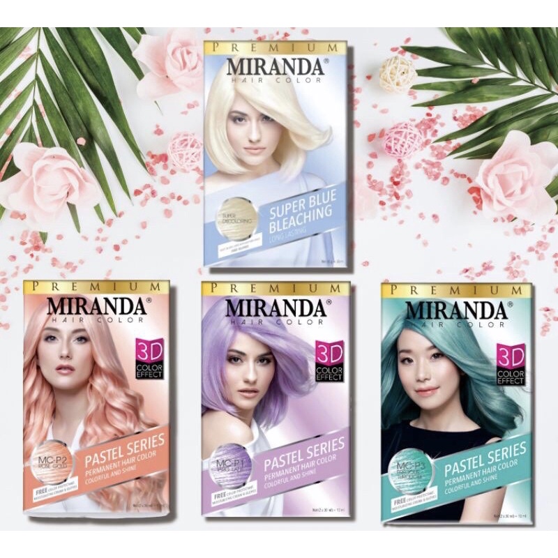 Miranda Pastel Series Hair Color Cat Rambut