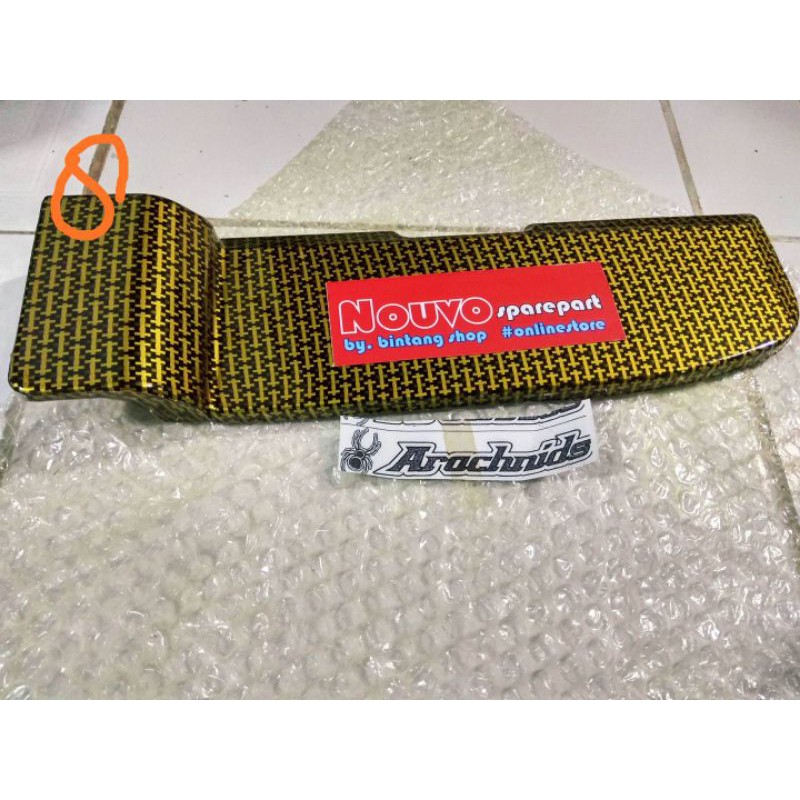 Tutup CVT Atas Yamaha Nouvo Lele karbon Gold