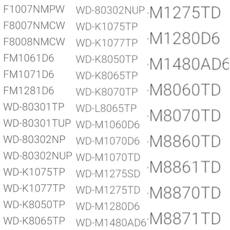 HANDLE PEGANGAN PINTU MESIN CUCI LG