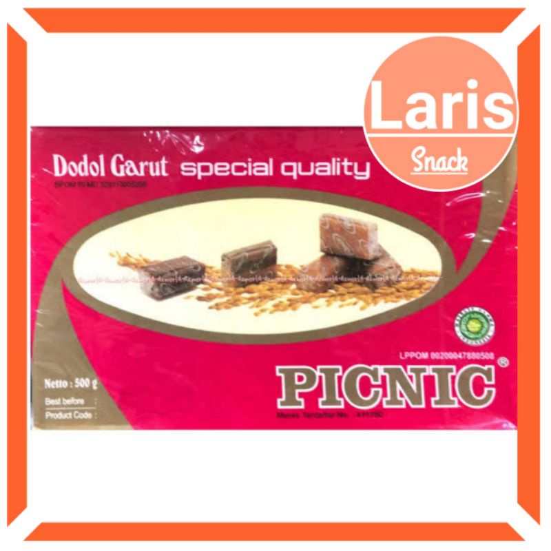 

500 GR ASLI DODOL GARUT PICNIC / DODOL PICNIC OLEH OLEH GARUT / LARISSNACK