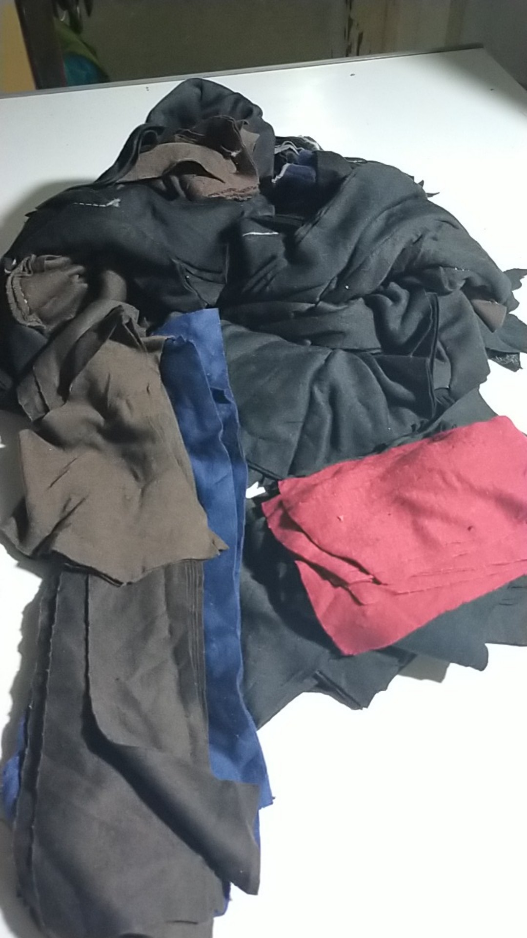 Lap Majun Kain Katun Warna Per 1 Kg (kilogram) Jahit Sambung Gombal Hak