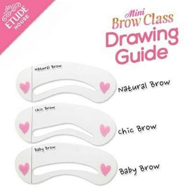 ETUDE HOUSE Mini Brow Class Drawing Guide