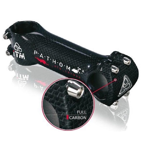 Stem Sepeda ITM Pathom Carbon Wrap Black Red 70-100mm BUKAN Ritchey WCS Giant Race Face