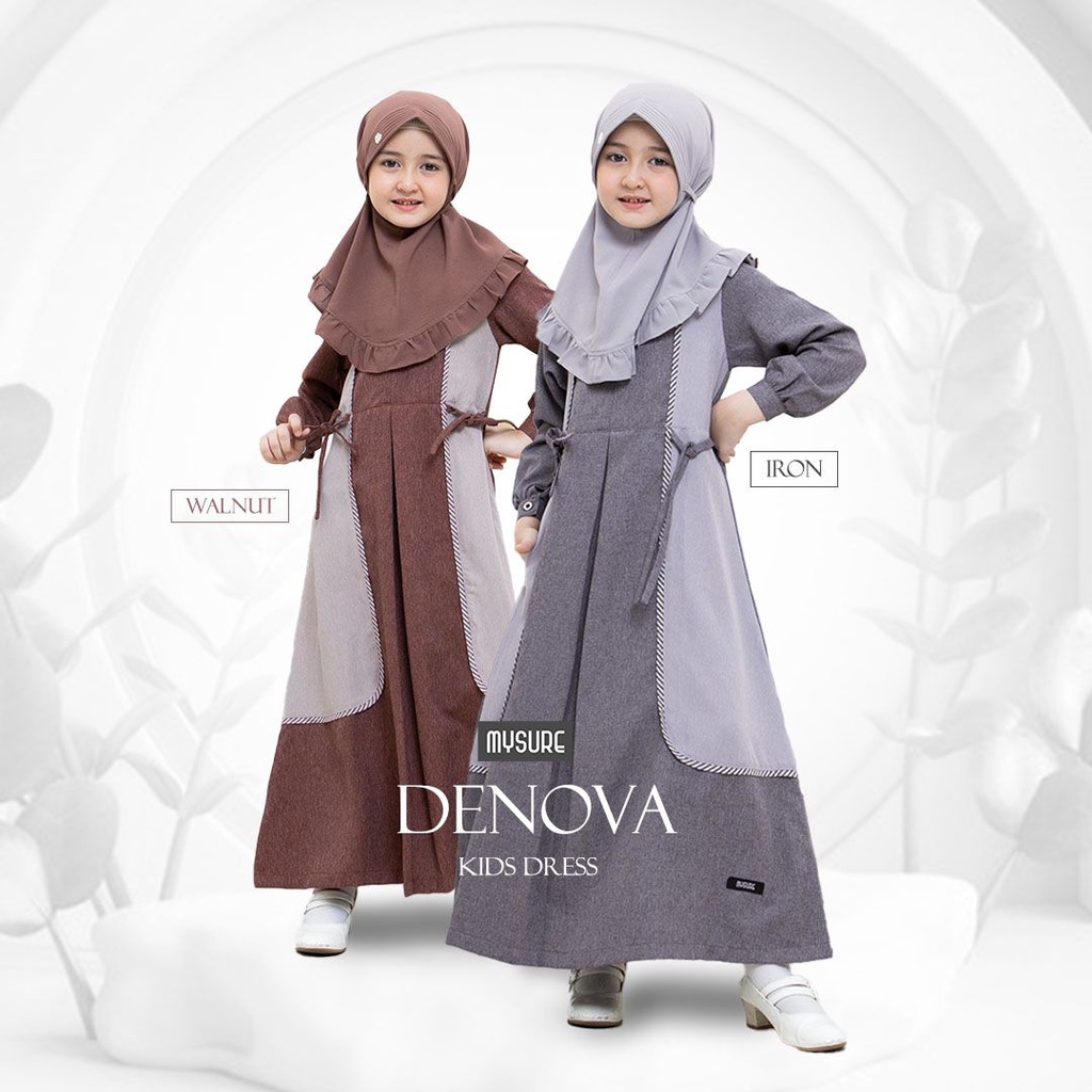 Gamis Dress Kids Wanita Couple Family Denova Kids By Mysure